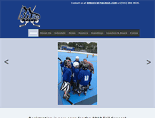 Tablet Screenshot of bmrhockey.com